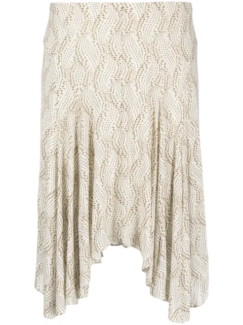 ISABEL MARANT Piercy asymmetric skirt