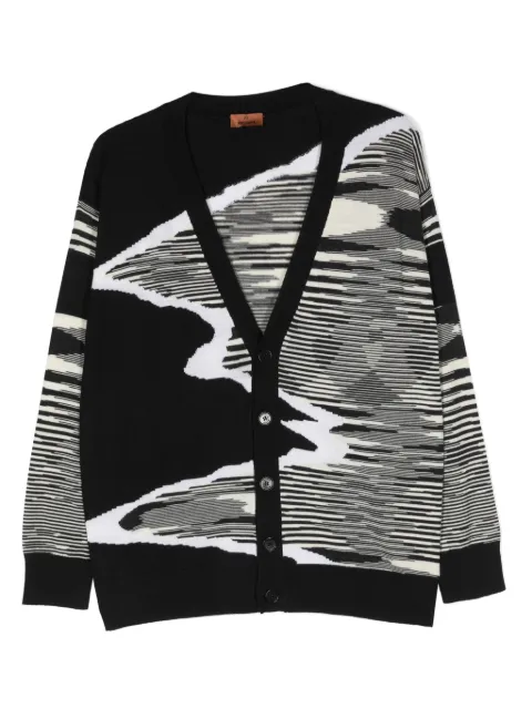 Missoni Kids intarsia-knit virgin-wool cardigan