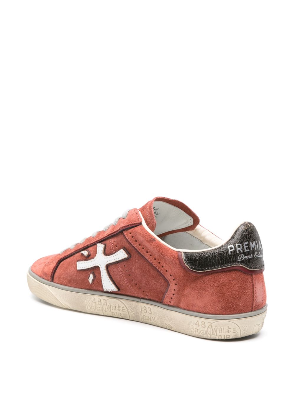 Premiata Steven 0 suede sneakers Red