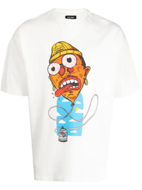 PHOBIA Testa Di Chezzo-print T-shirt