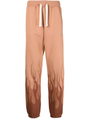 Vision Of Super flame print Cotton Track Pants Farfetch