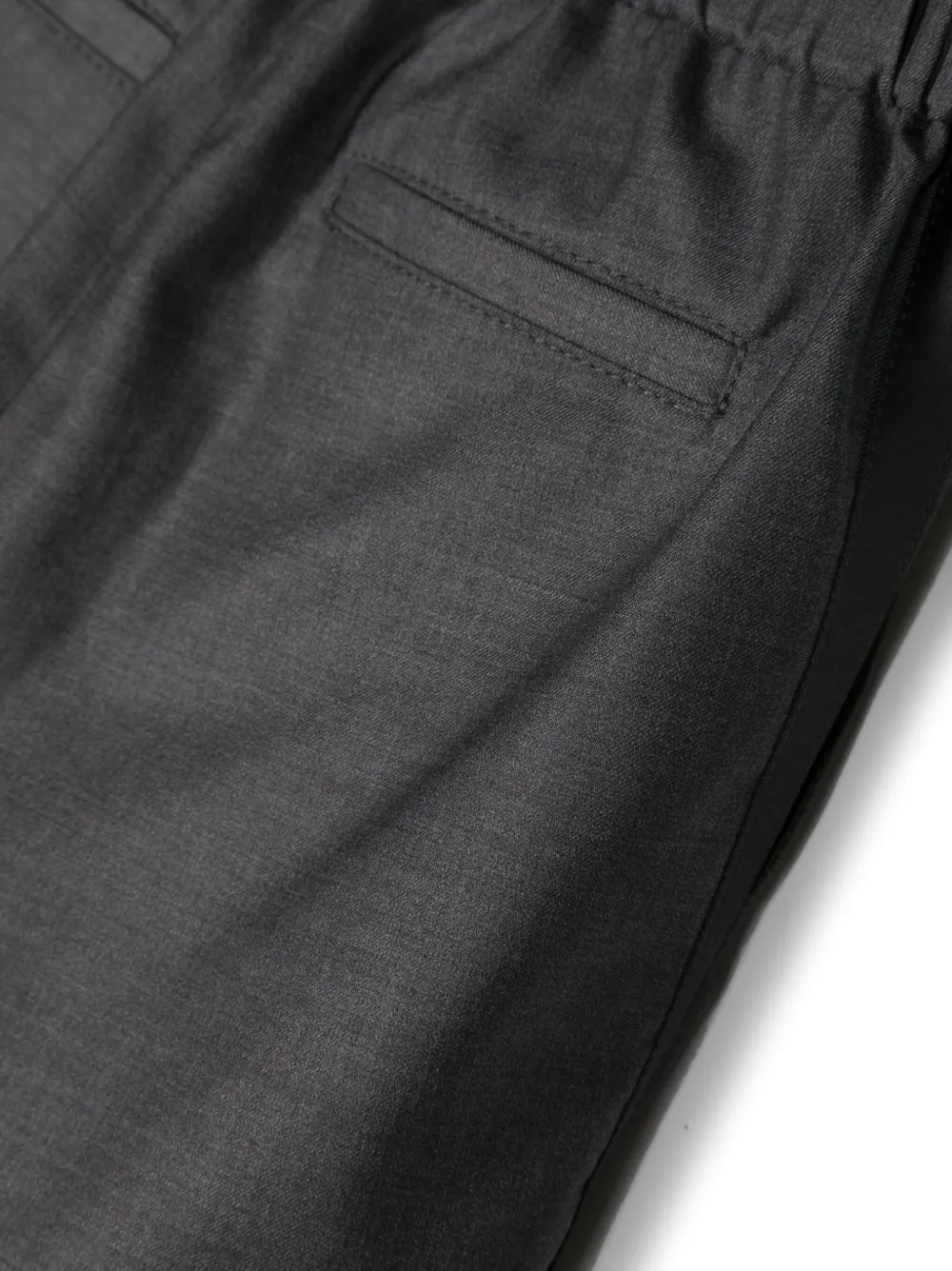 Brunello Cucinelli Kids Broek met trekkoord Grijs