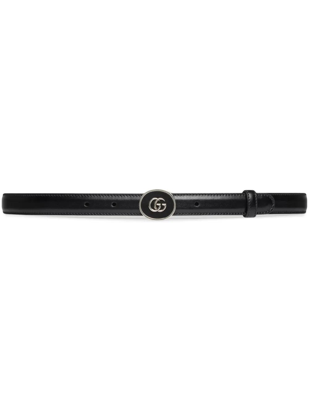 White skinny gucci on sale belt