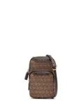 Anya Hindmarch Essentials monogram-jacquard crossbody bag - Brown