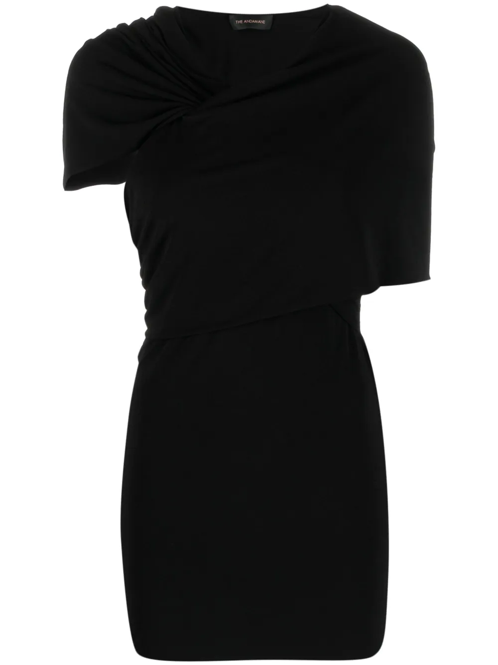 The Andamane Twist-detail Sleeveless Minidress In Black