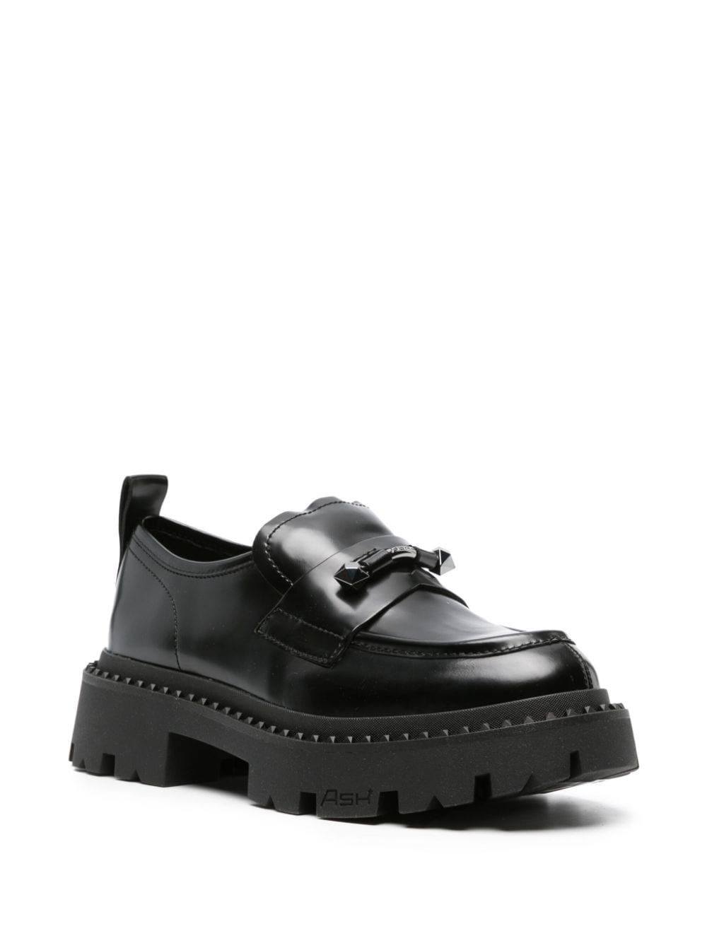 Ash Genial patent-leather loafers - Zwart