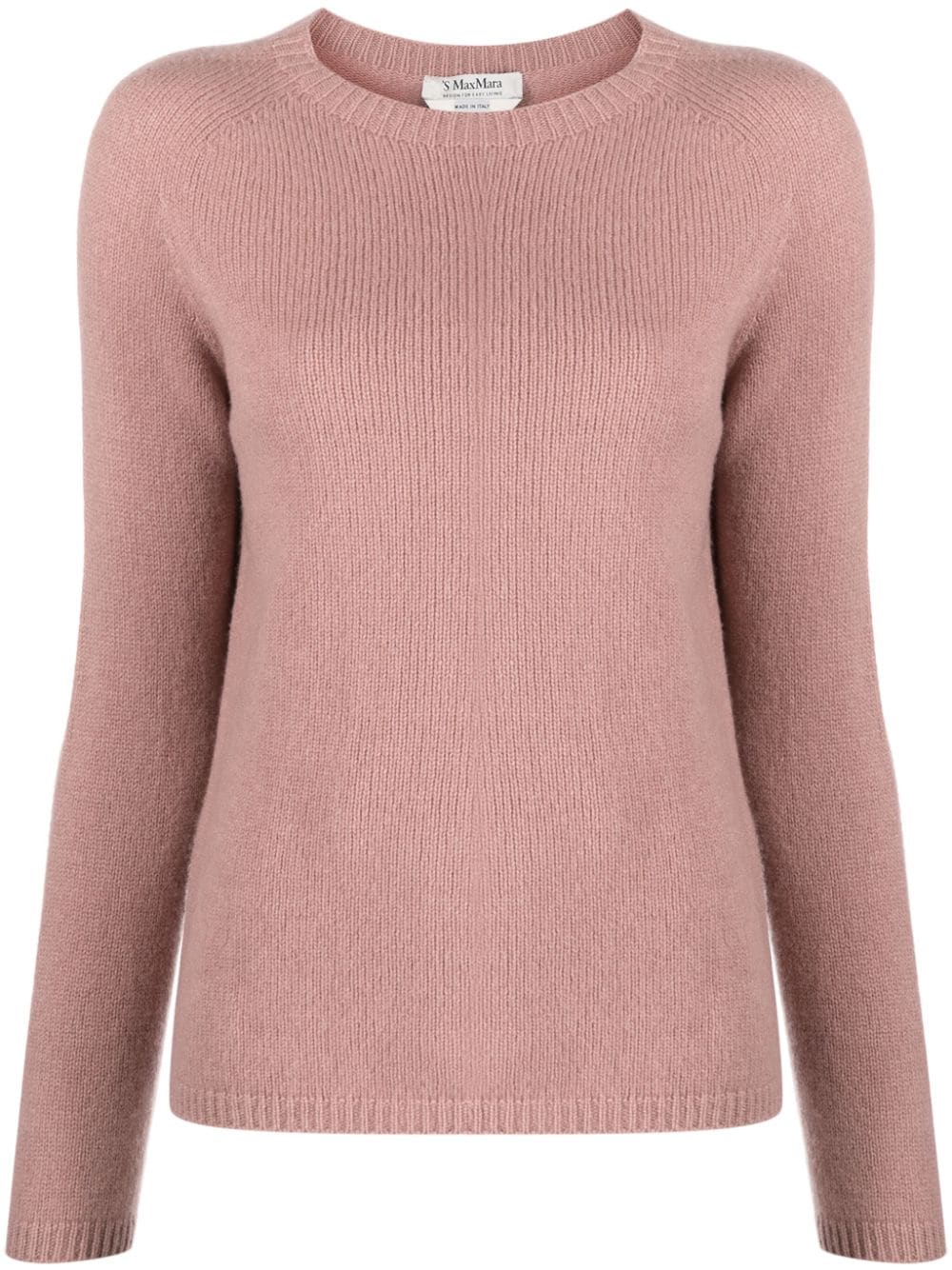's Max Mara Crew-neck Knitted Jumper In Pink