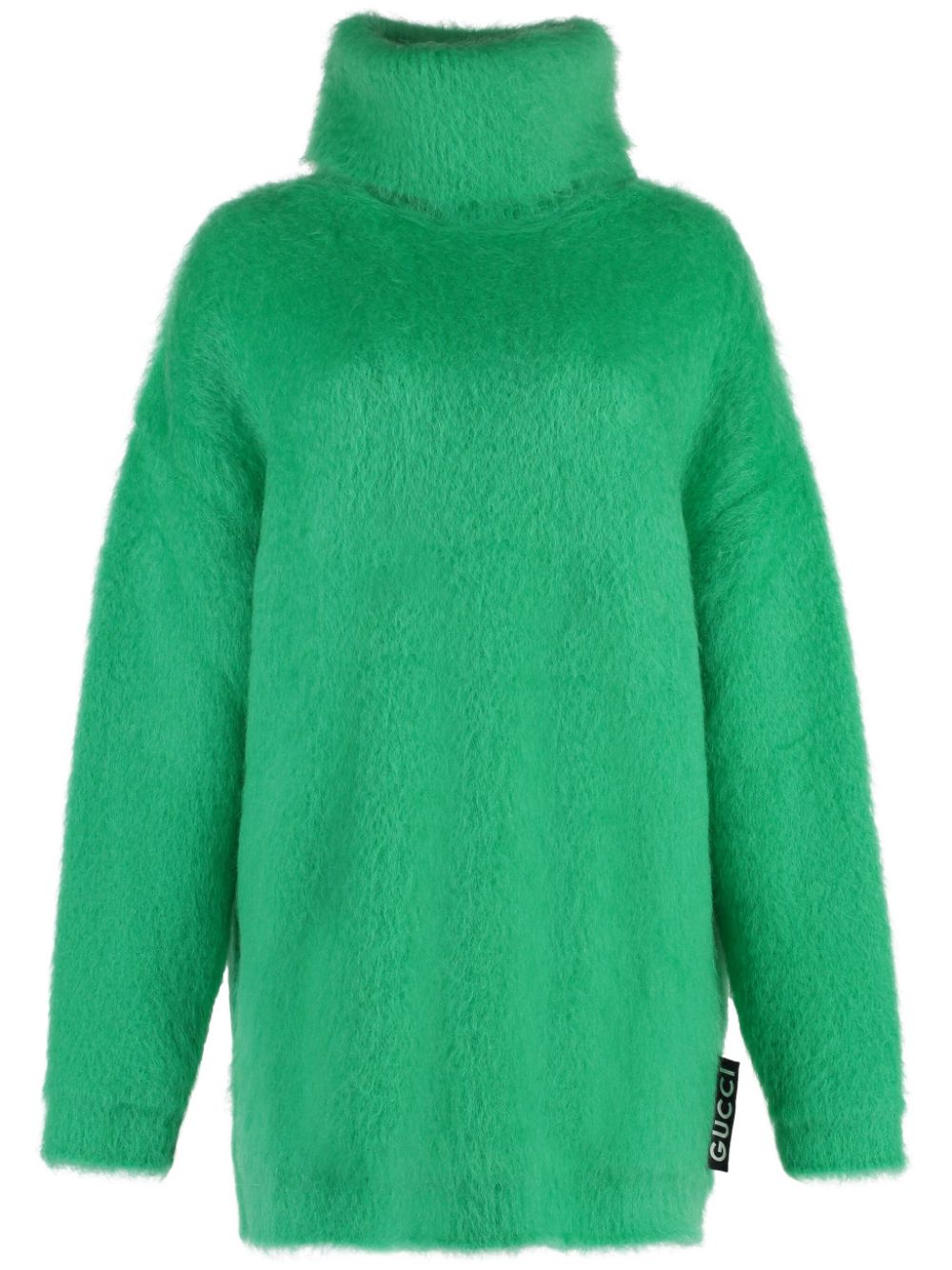 Gucci brushed mohair jumper dress - Green