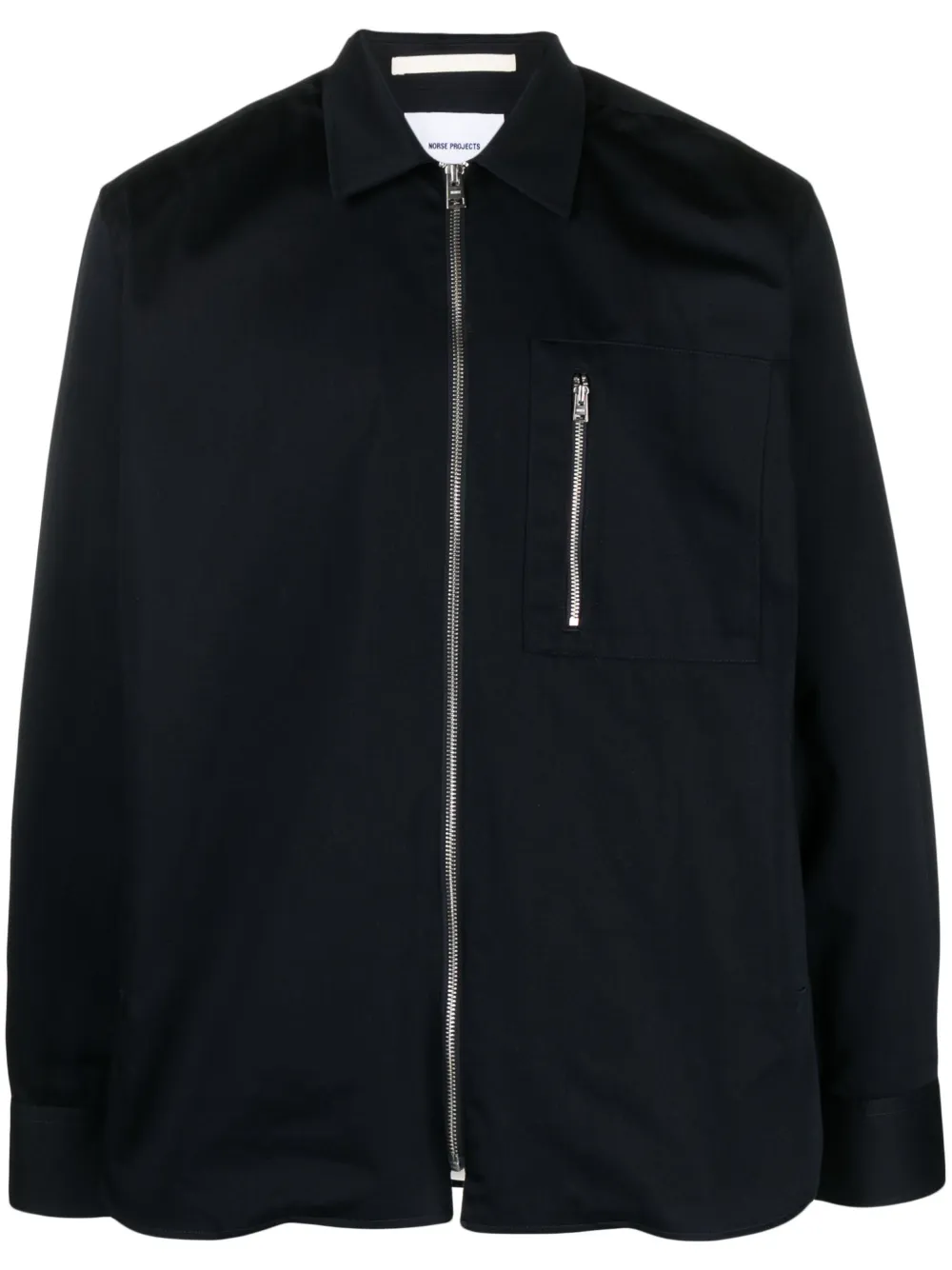 Norse Projects Lichtgewicht jack Blauw