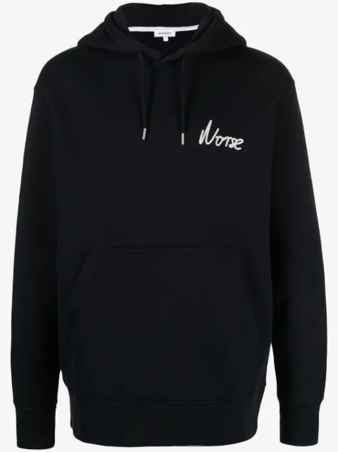 Norse Projects hoodie Arne con logo bordado
