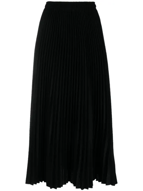 Ermanno Scervino high-waisted pleated midi skirt