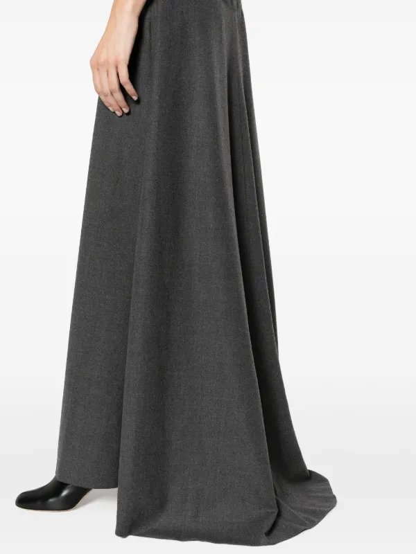 Flannel maxi outlet skirt