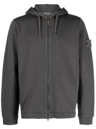 Dark grey on sale stone island hoodie