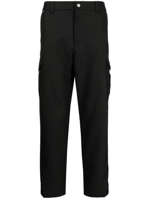 BOSS mid-rise tapered-leg trousers