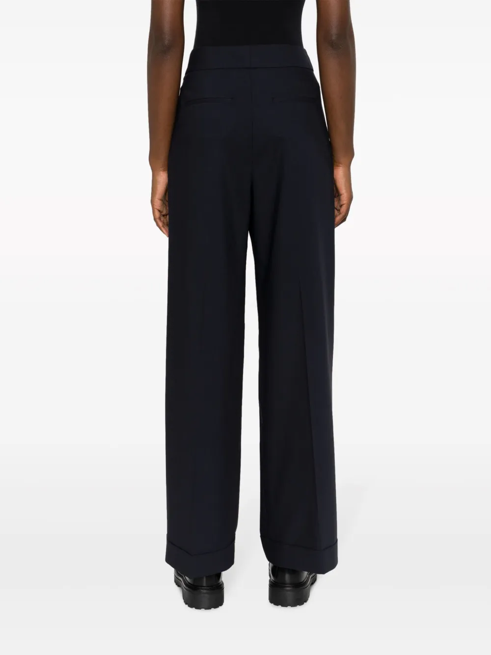 Peserico Geplooide pantalon Blauw