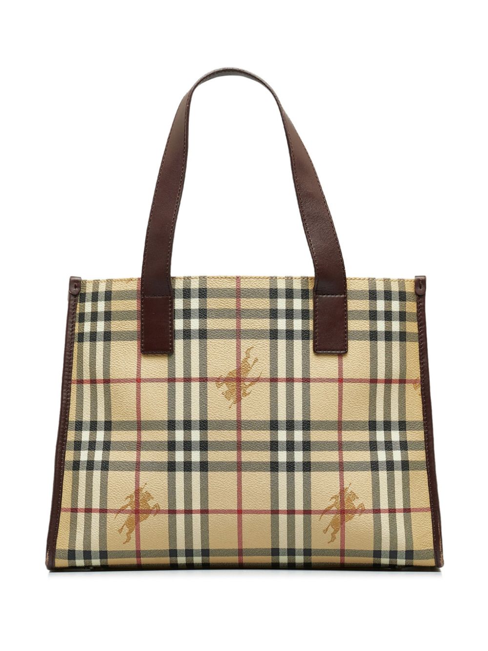 Burberry Pre-Owned Haymarket Check tote bag - Beige