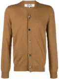 Comme Des Garçons Play V-neck buttoned cardigan - Brown