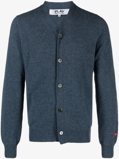 Comme Des Garçons Play V-neck buttoned cardigan