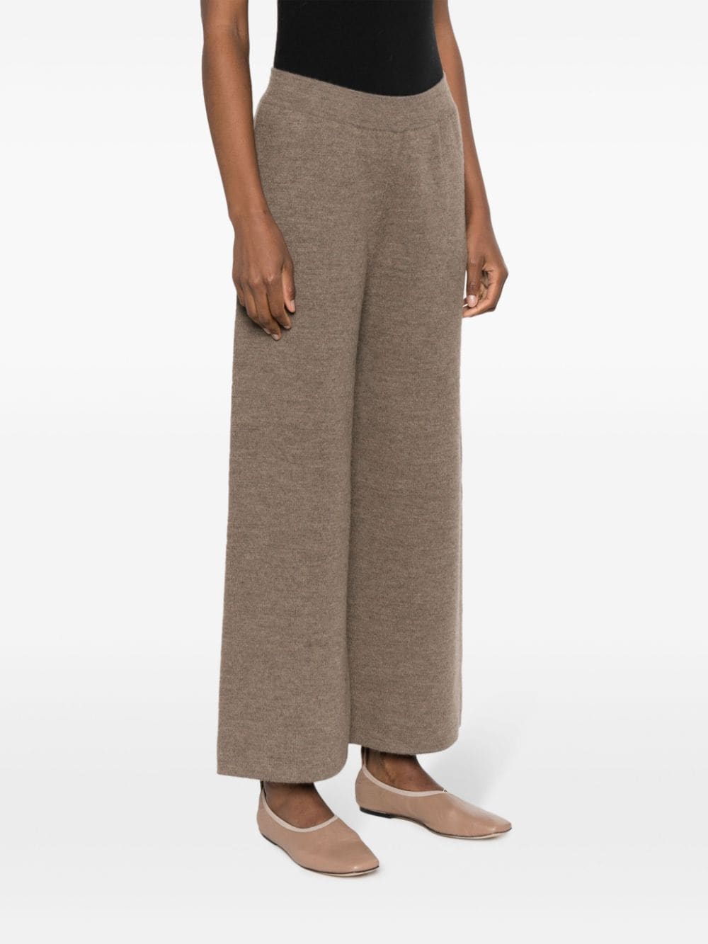 Zara + Wide Leg Knit Pants