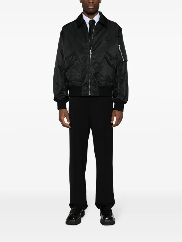 Valentino Garavani Vロゴ シグネチャー ボンバージャケット