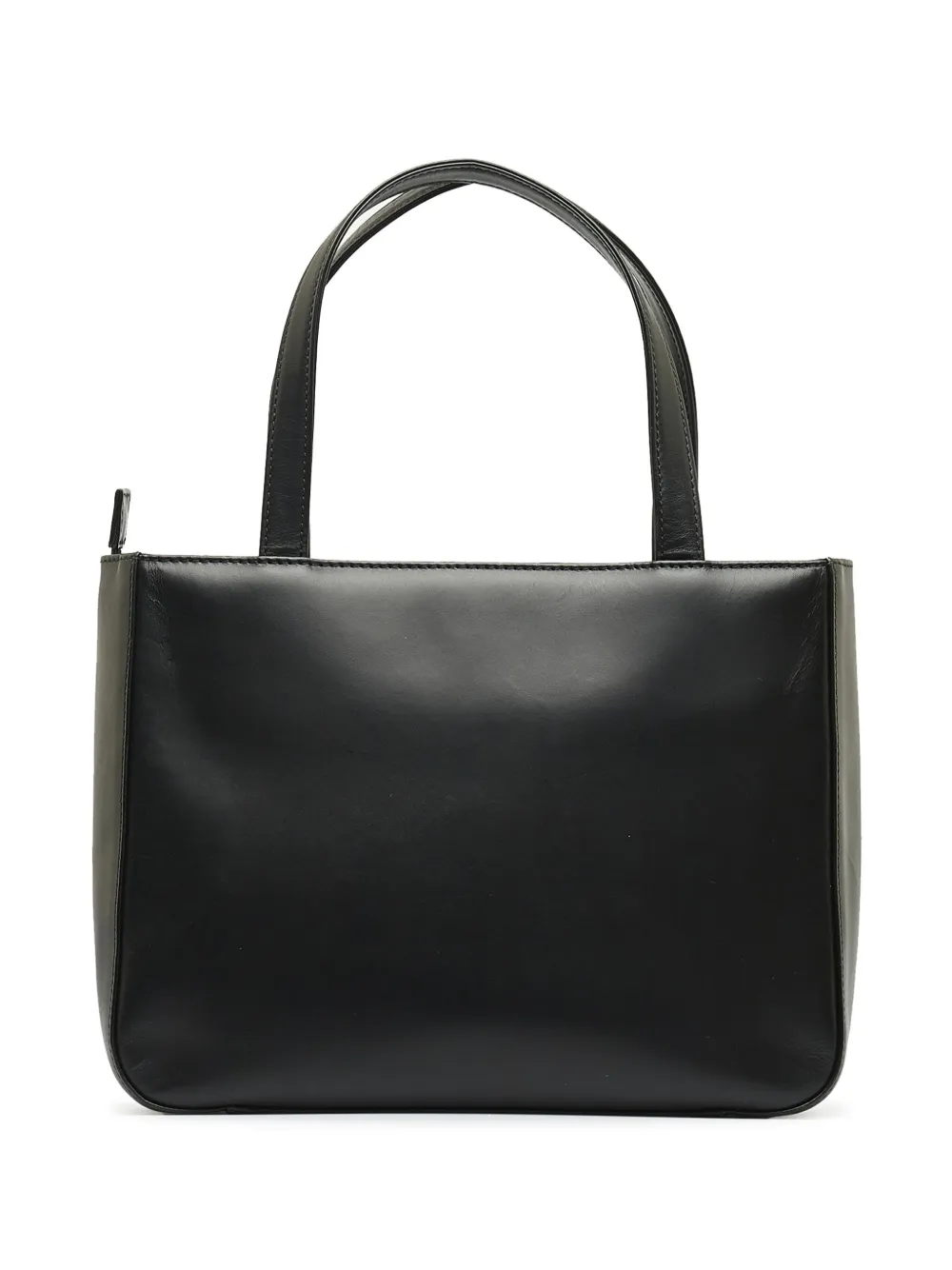 Burberry Pre-Owned House Check leather tote bag - Zwart