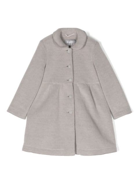 Il Gufo brushed single-breasted coat