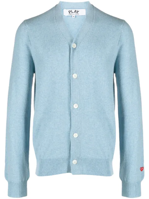 Comme Des Garçons Play V-neck buttoned cardigan 