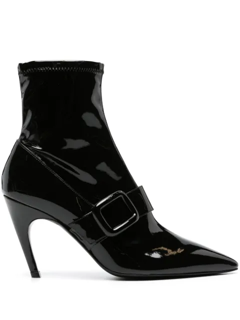 Roger Vivier Viv 100mm patent-leather ankle boots