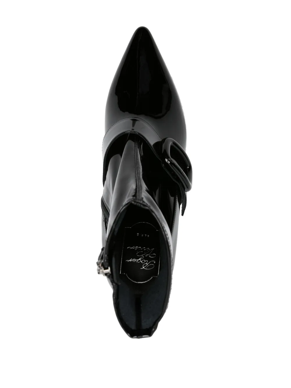 Viv 100mm Patent-Leather Ankle Boots