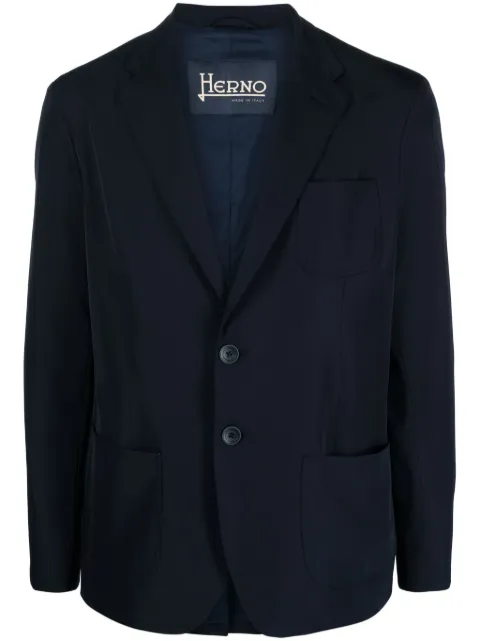 Herno notched-lapel single-breasted blazer