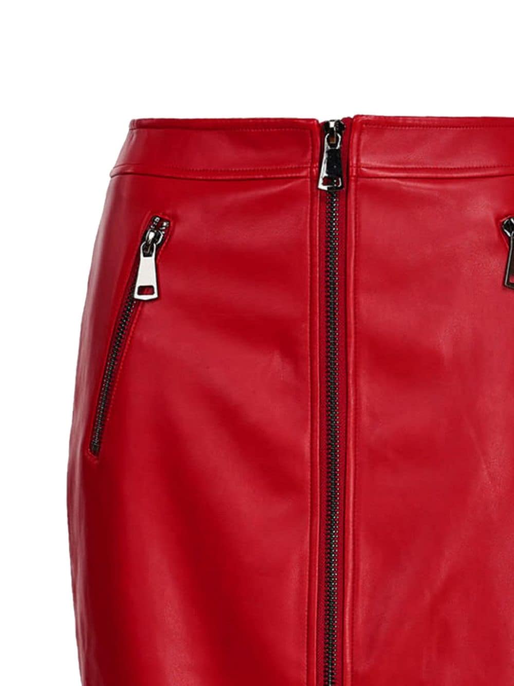 Essentiel Antwerp Encourage faux-leather pencil skirt - Rood