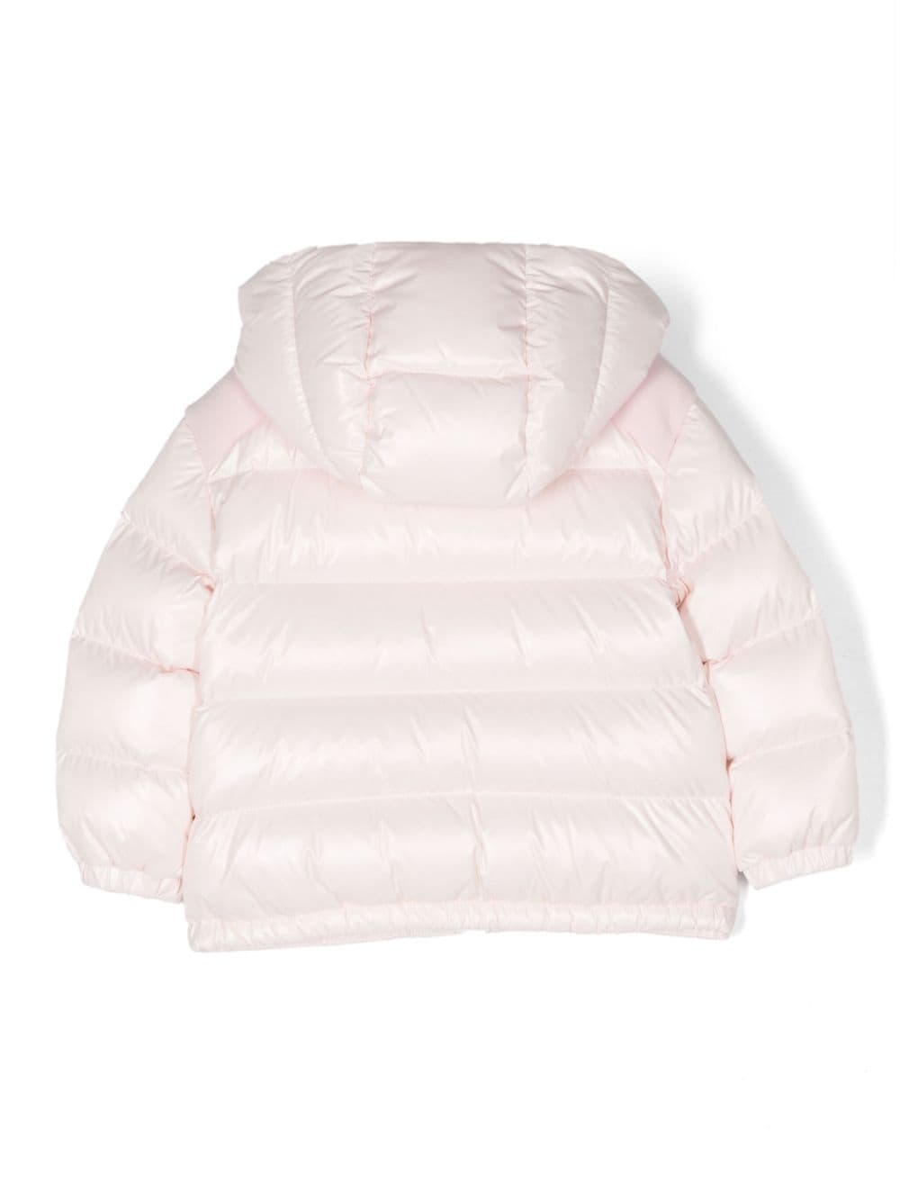 Moncler Enfant logo-print puffer jacket - Roze