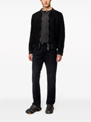 DIESEL ライダース 22awダブルジップ 4dロゴ Retro Grade 羊革ダブルライダース SHEEPSKIN DOUBLE RIDERS