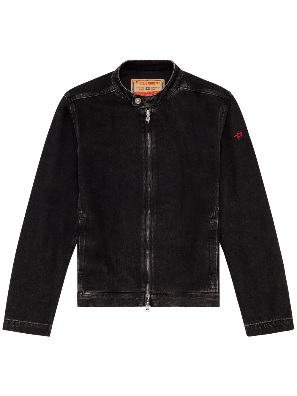 Diesel D-Glory denim moto jacket - Nero