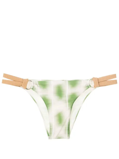 Lenny Niemeyer bikini bottom con detalle de cuerda y estampado abstracto