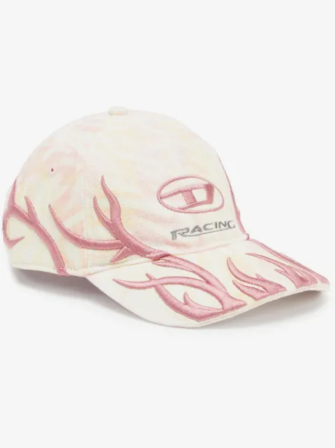 Diesel C-Aren logo-embroidered cap