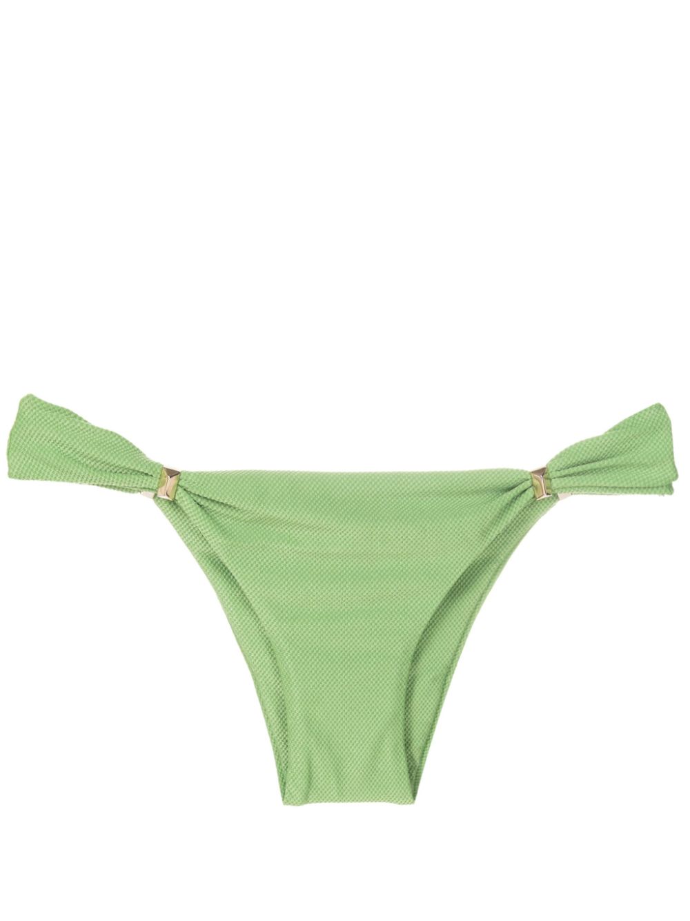 Lenny Niemeyer textured gathered bikini bottoms - Green