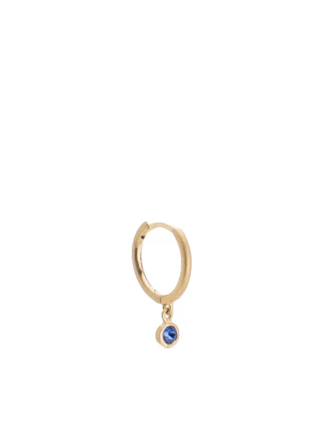 We by WHITEbIRD 18kt yellow gold Ada blue sapphire hoop earring