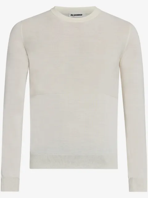 Jil Sander crew-neck virgin wool jumper