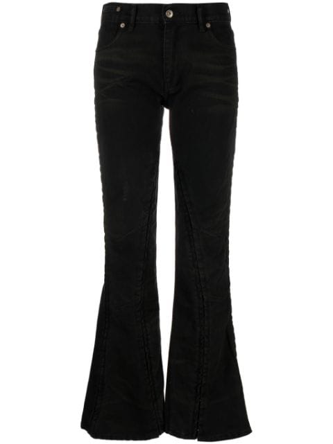 Y/Project adjustable flared jeans