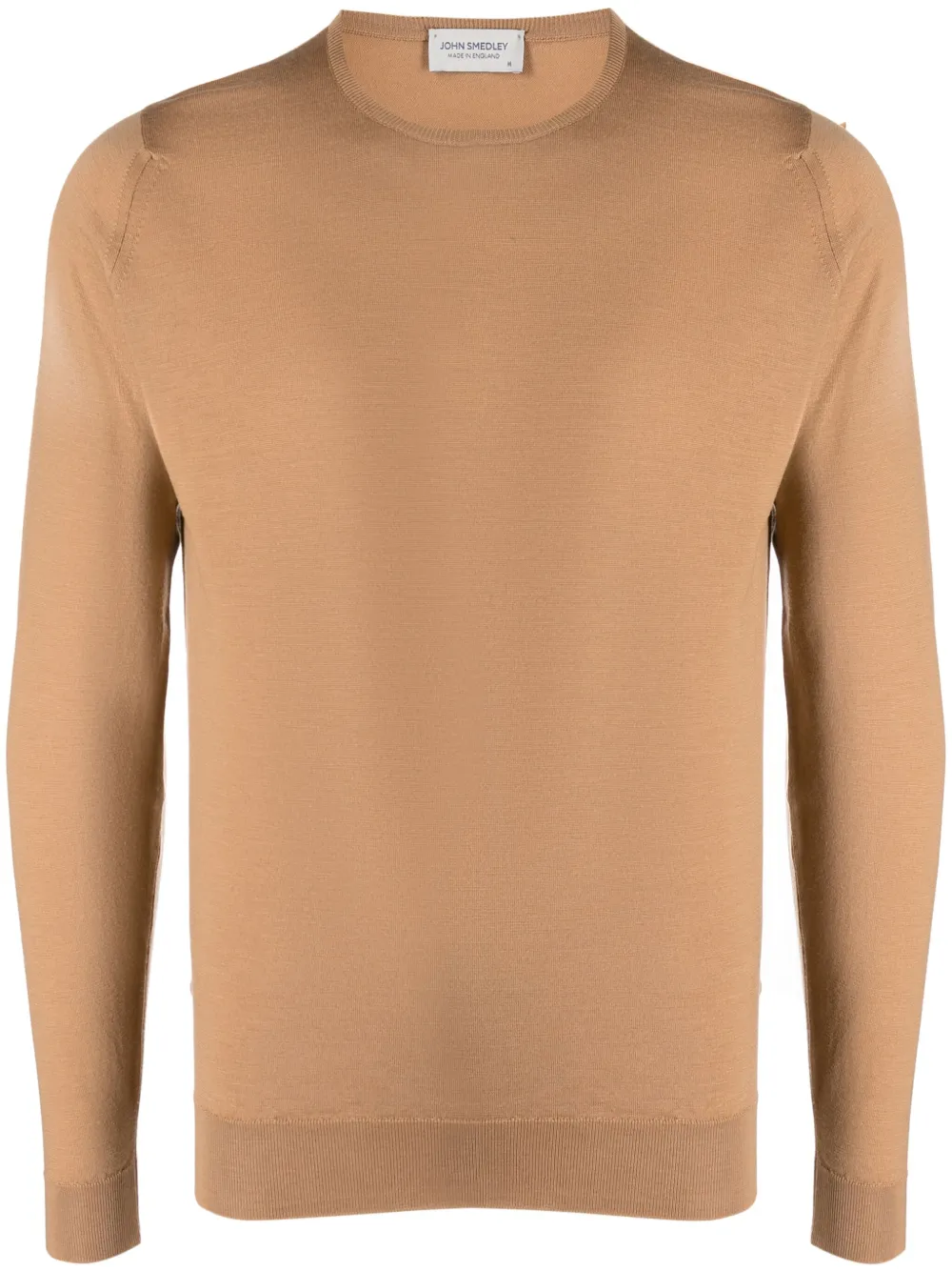 John Smedley Lundy trui van merinowol Beige