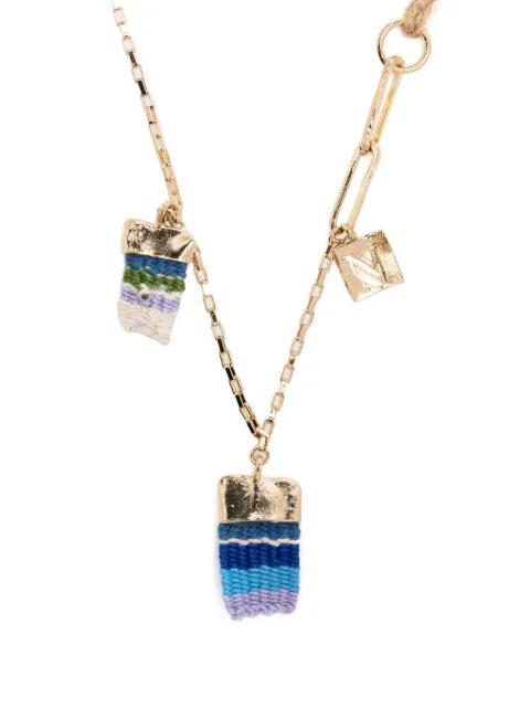 Nick Fouquet knitted charm-detail necklace