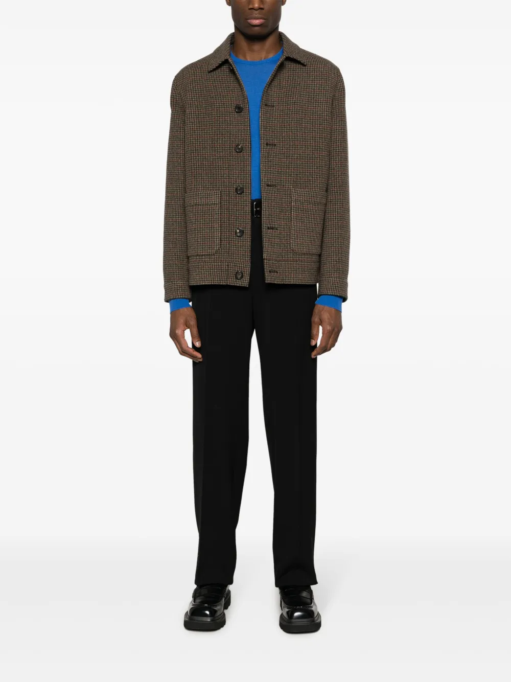 John Smedley Lundy merino-wool jumper - Blauw