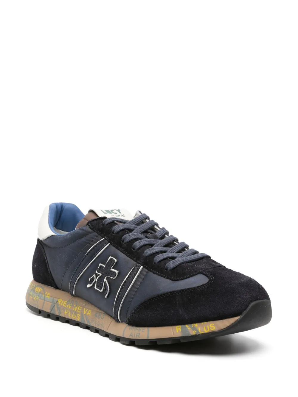 Premiata Lucy 6410 low-top suede sneakers - Blauw