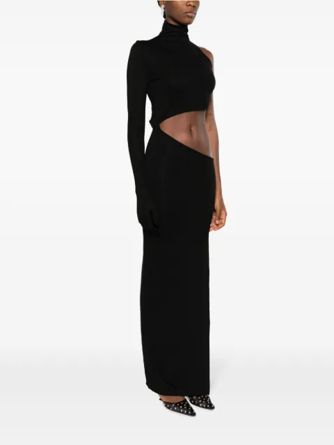 MANURI Tetris cut-out midi dress MRAW2324DN020 - 2