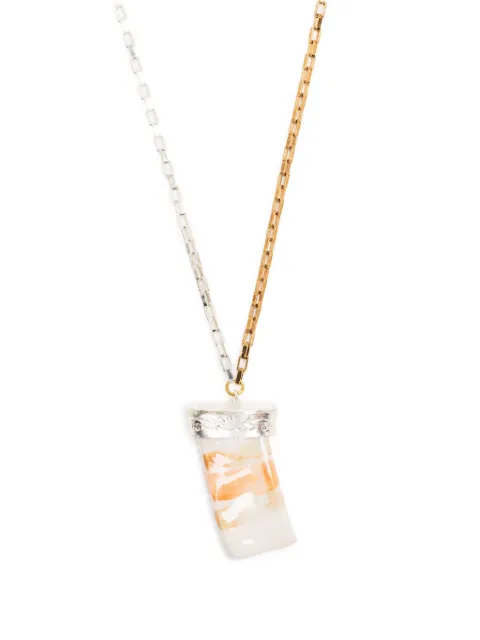 Nick Fouquet statement-pendant anchor-chain necklace