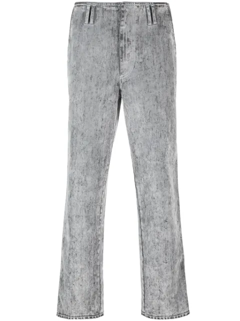 Sunnei flocked straight-leg jeans