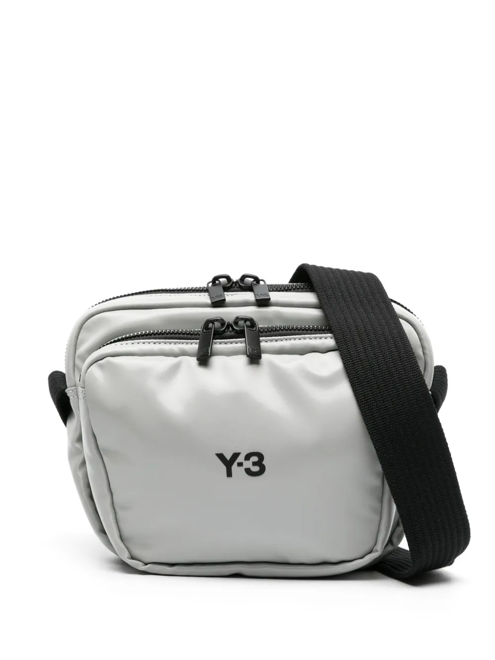 Y-3 Messengertas met logoprint Grijs