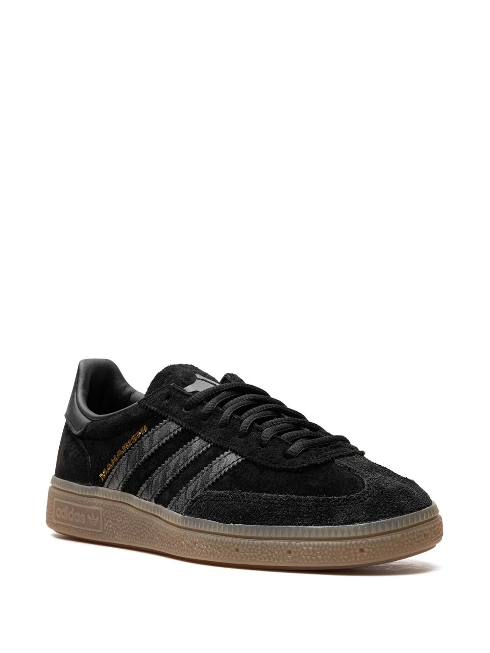 Shop Adidas Originals X Maharishi Panelled Suede Sneakers In Black