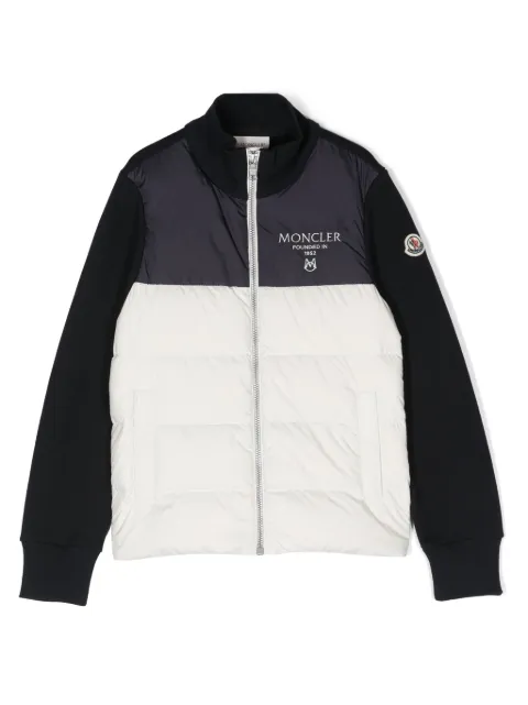 Moncler Enfant logo-print puffer jacket